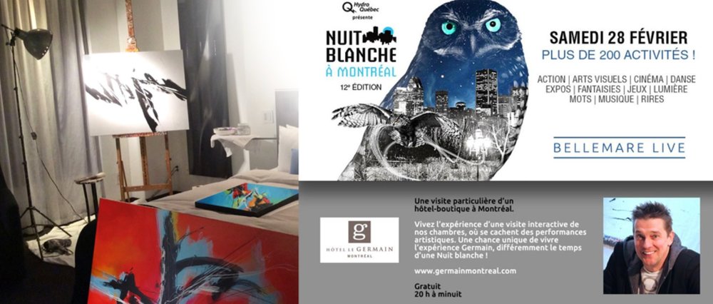 Nuit Blanche de Montréal - Hôtel Germain